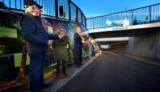 Nieuwe fietstunnel onder Utrechtseweg in Zeist geopend