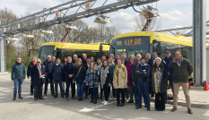 Werkbezoek elektrische bussen - Remiseweg