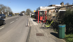 bushalte bij bocht N201 Mijdrecht