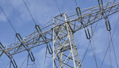 elektriciteitsmast hoogspanningsstation