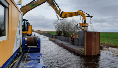 Damwandvervanging Eem bij Eemdijk