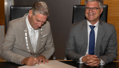 CvdK Hans Oosters en burgemeester Frits Naafs