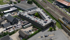 Luchtfoto van P+R Breukelen