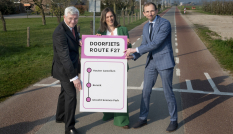 Ondertekening samerwerkingsovereenkomst voor realisatie doorfietsroute Houten Castellum - Utrecht Science Park