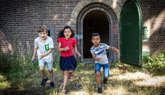 Kinderen in Noorderpark Ruigenhoek