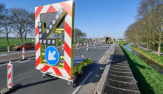 Wegwerkzaamheden N201 bij Vreeland