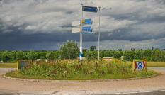 N210 nabij de Rotonde Benschop