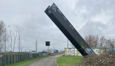 Kunstwerk 'Landmark' langs de N230 Zuilense Ring
