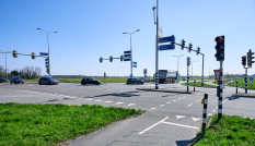 Kruising N201-Hoofdweg-N212 in Mijdrecht/Vinkeveen