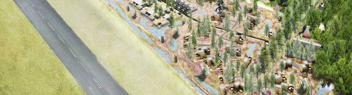 Artist impression Woonwijk Vliegbasis Soesterberg