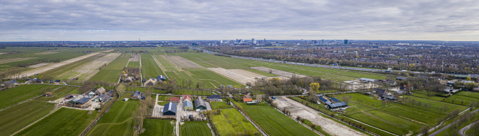 Luchtfoto polder Rijnenburg