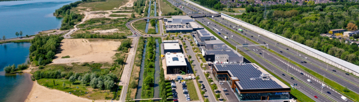Luchtfoto A2 Haarrijnseplas