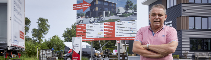 Mark Timmer op bedrijventerrein Nieuw Schaik