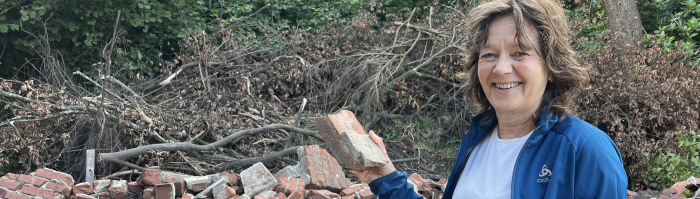 Projectleider Joke Kleijweg bij Kamp van Zeist