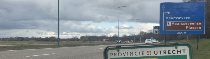 Hectometerpaalbordje op N230