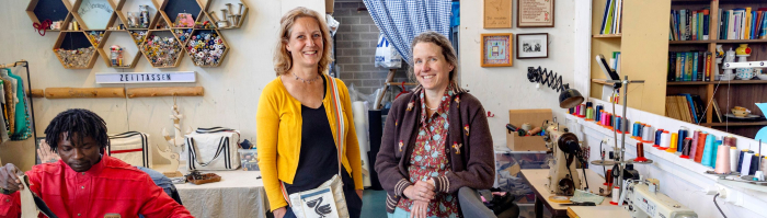 Het Naaiatelier - Elmarie en Ieke