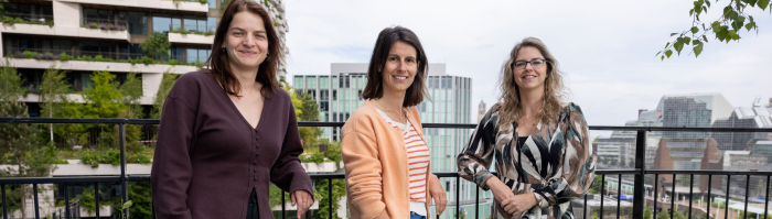 Kantorenbeleid met Astrid Potemans en Sarah Tiel Sweco en Binaca Lemm van provincie Utrecht