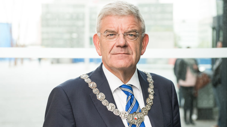 Burgemeester van Zanen. Foto: Anna van Kooij