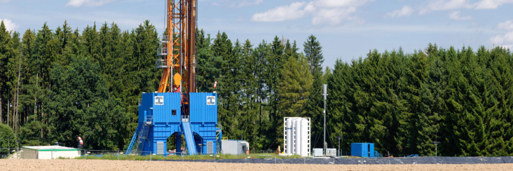 Geothermie boortoren