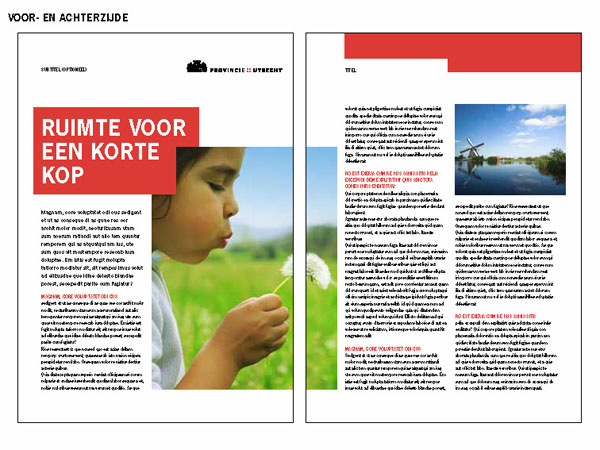 Leaflet provincie Utrecht