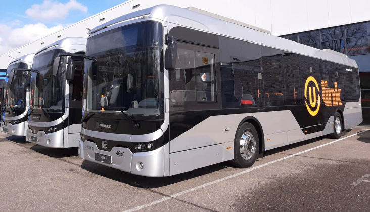 Nieuwe elektrische bussen van leverancier Ebusco voor U-OV