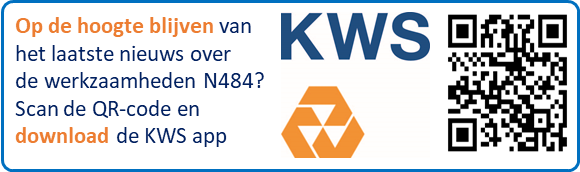 Banner: Op de hoogte blijven KWS Afbeelding met QR-code