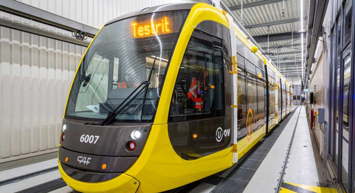 Testrit nieuwe tram