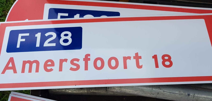 Wegwijsborden snelfietsroute