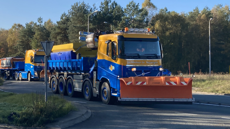 vlootschouw circulaire zoutstrooiers