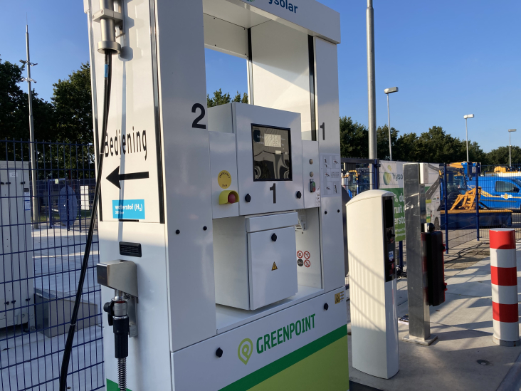 Waterstoftankstation in Nieuwegein
