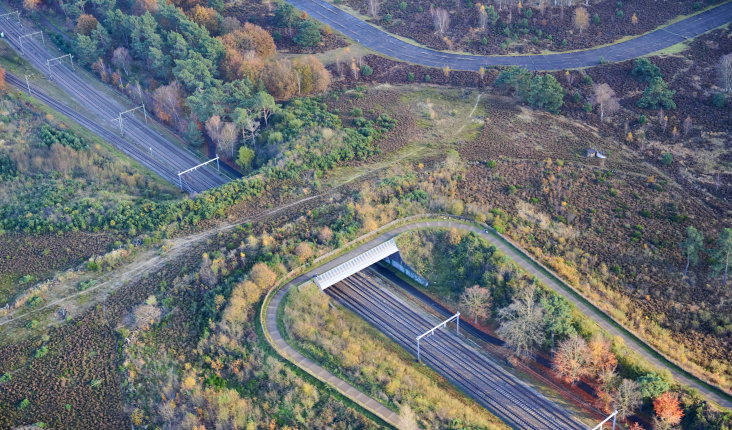 bovenaanzicht eocduct Heuverug
