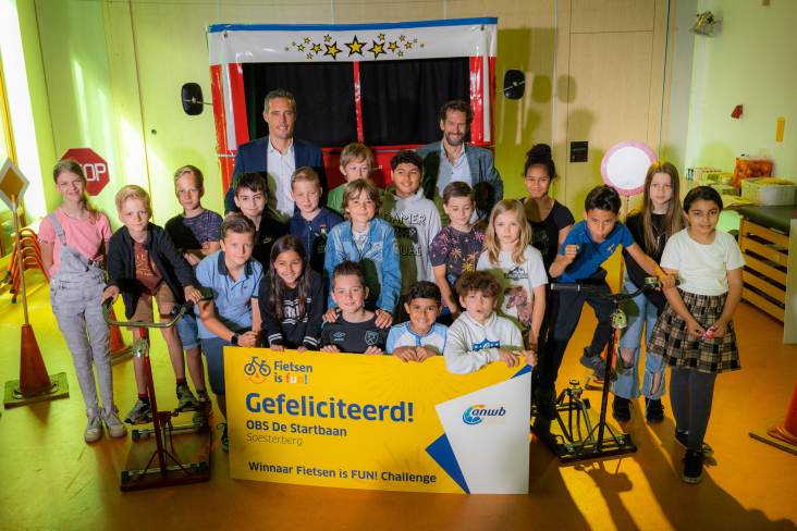 Leerlingen van basischool De Startbaan