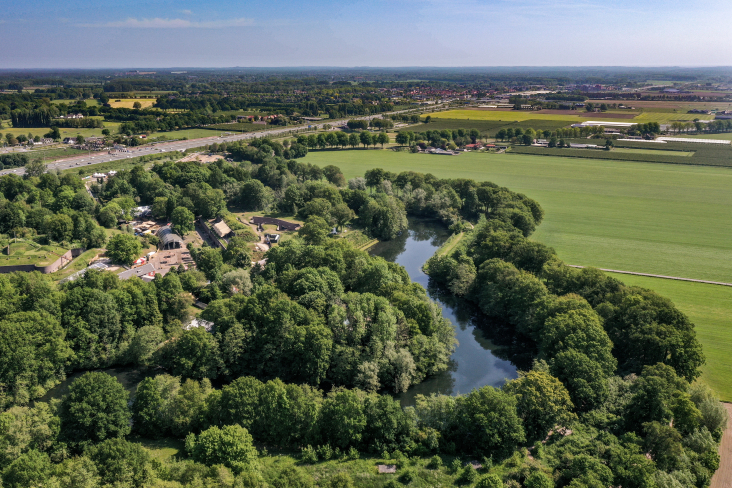 Luchtfoto Fort bij Vechten