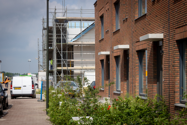 Huizen in aanbouw, Amersfoort Vathorst