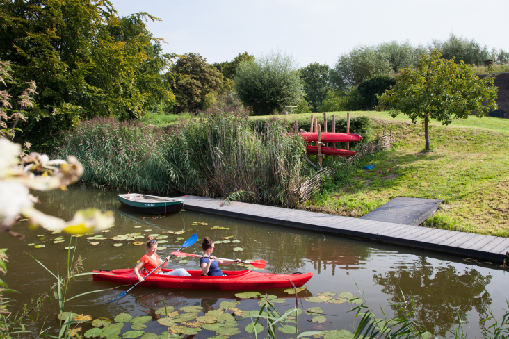 Kanoën bij Werk aan de Korte Uitweg