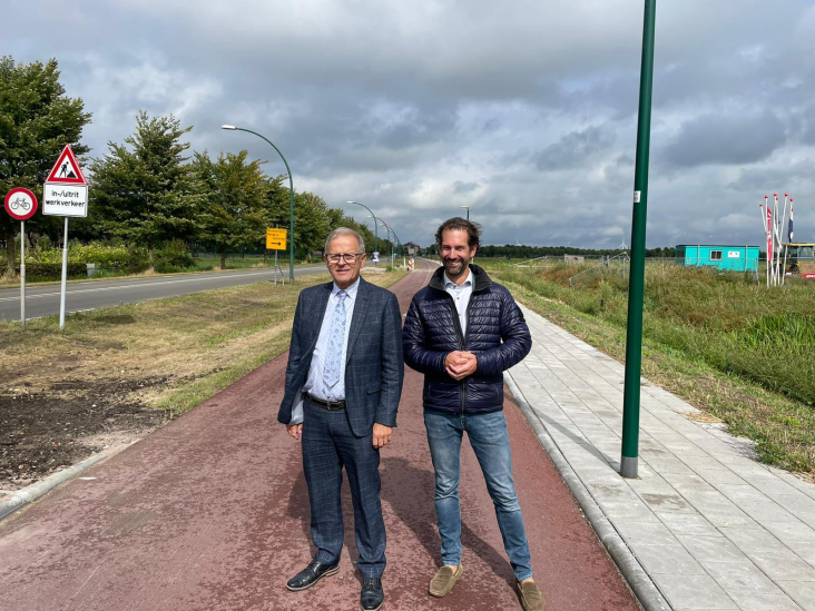 Wethouder Wim de Jong en gedeputeerde Arne Schaddelee