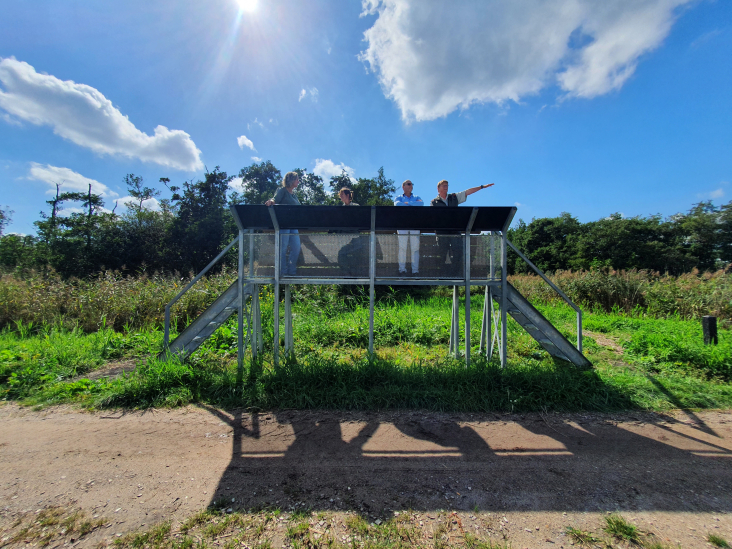 De loopbrug in het Bert Bos Laarzenpad