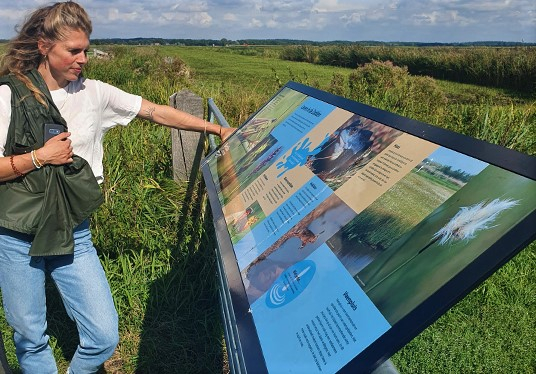 Informatiebord Bert Bos Laarzenpad