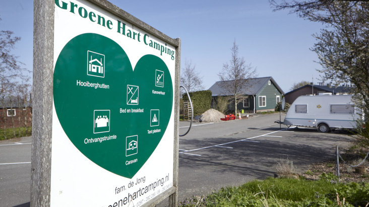 De Groene Hart Camping op voormalige agrarische locatie in De Hoef