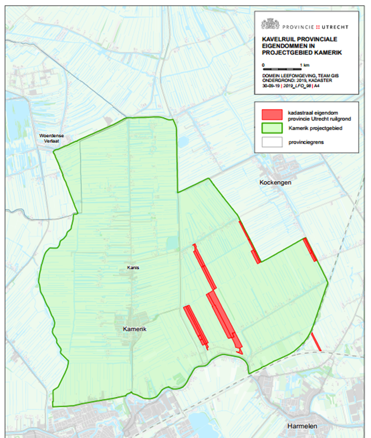 Kavelruil projectgebied Kamerik