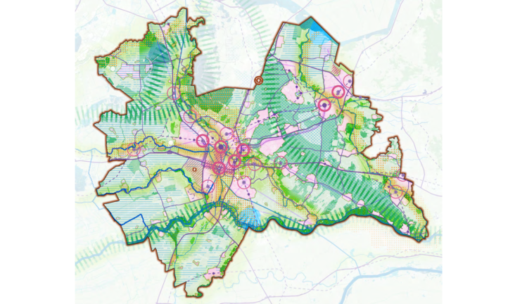 Kaart Omgevingsvisie 2050