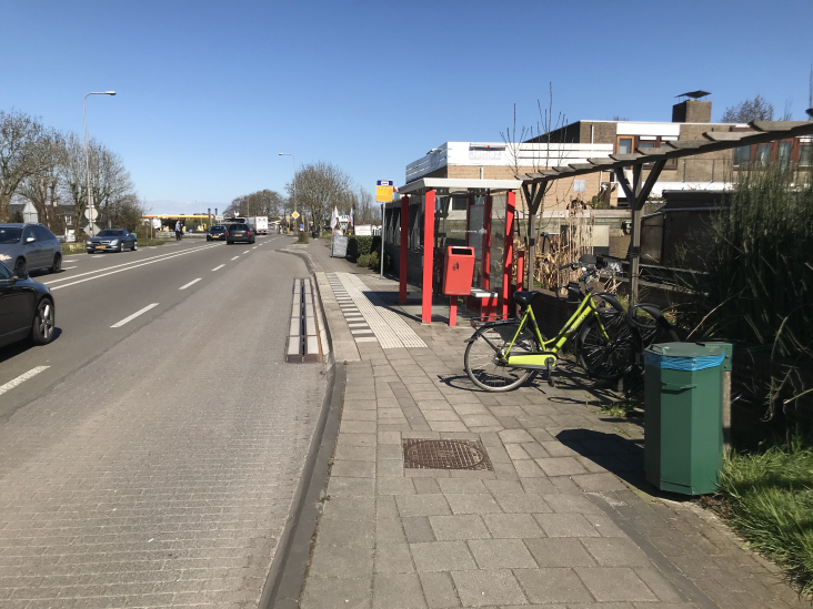 bushalte bij bocht N201 Mijdrecht