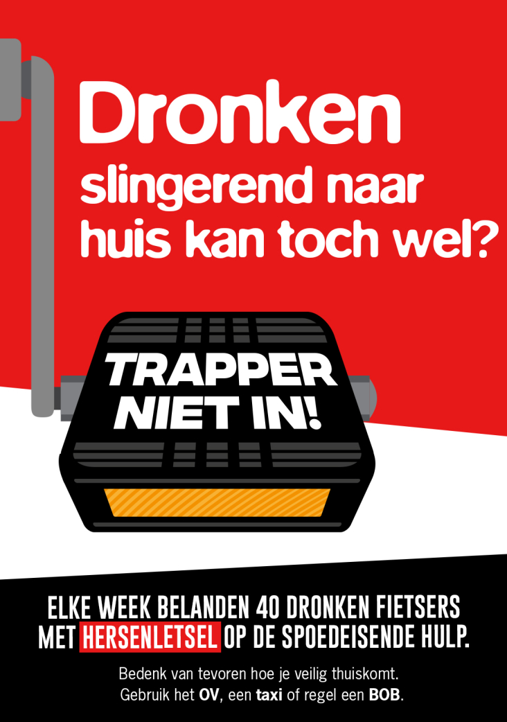 Trapper niet in!