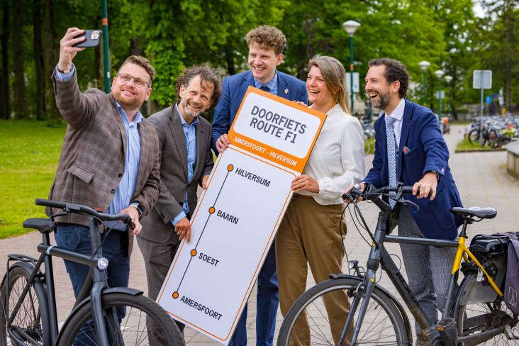 Aanleg doorfietsroute Amersfoort – Hilversum