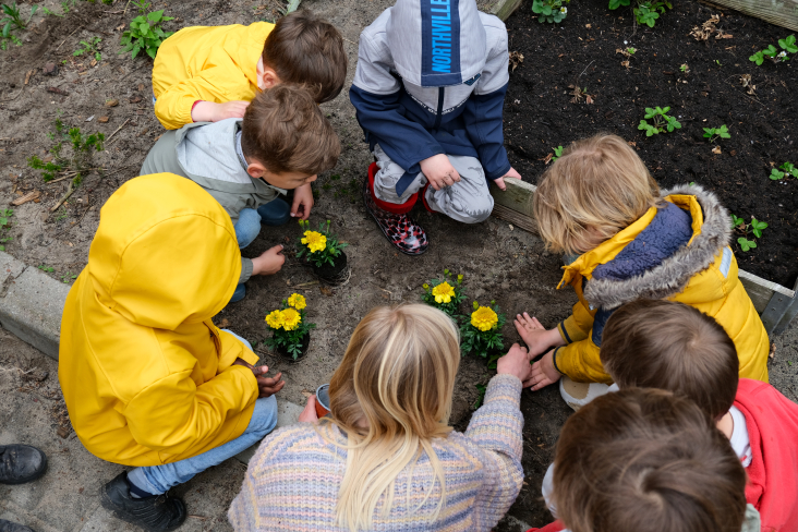 leerlingen Montessorischool Rhenen