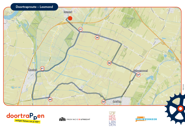 Routebeschrijving Lexmond