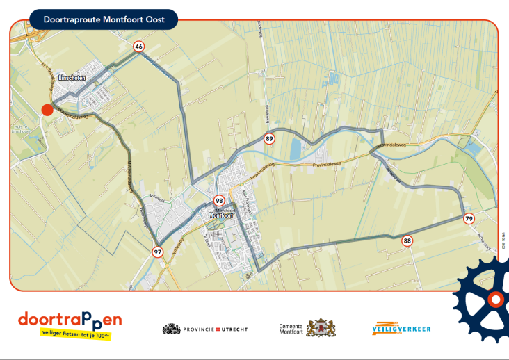 Routebeschrijving Montfoort Oost
