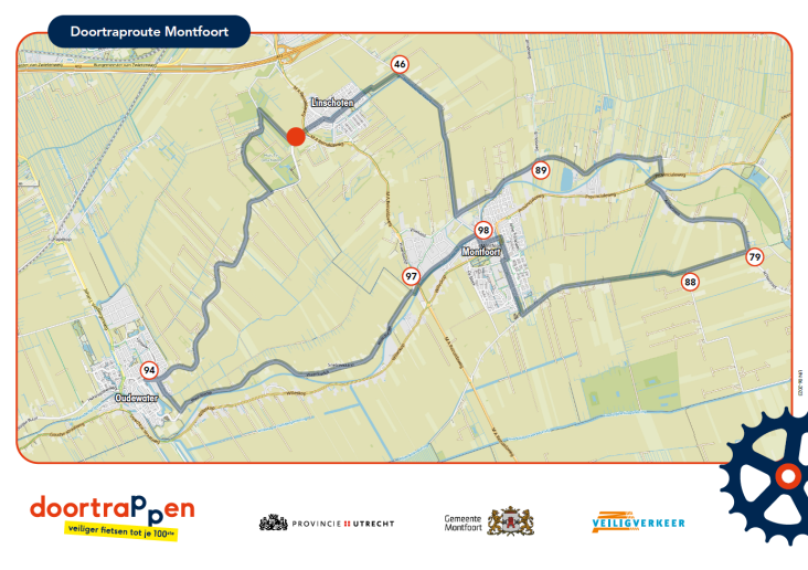 Routebeschrijving Montfoort