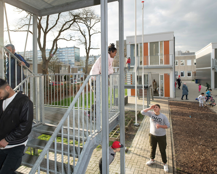 AZC Plan Einstein Pahud - Binnenplaats 2