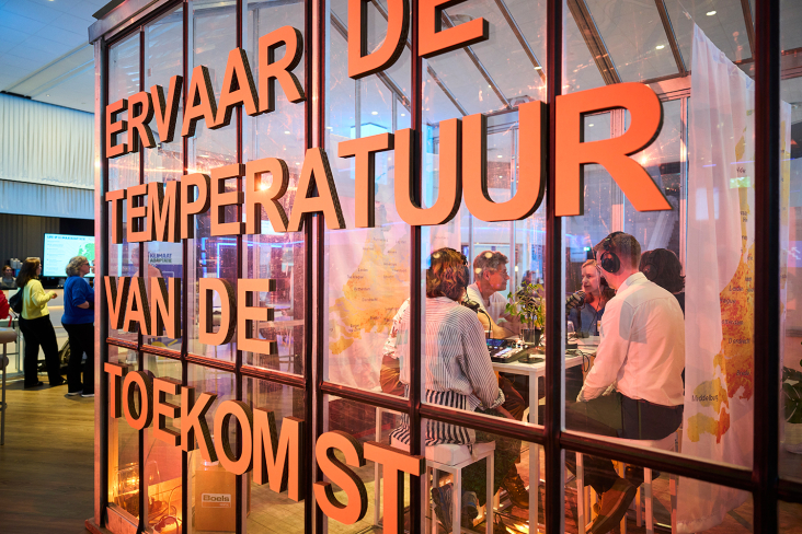 Temperatuurkas op het congres klimaatadaptatie